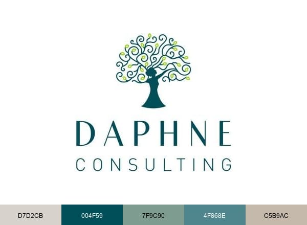 Daphne Consulting brand color palette