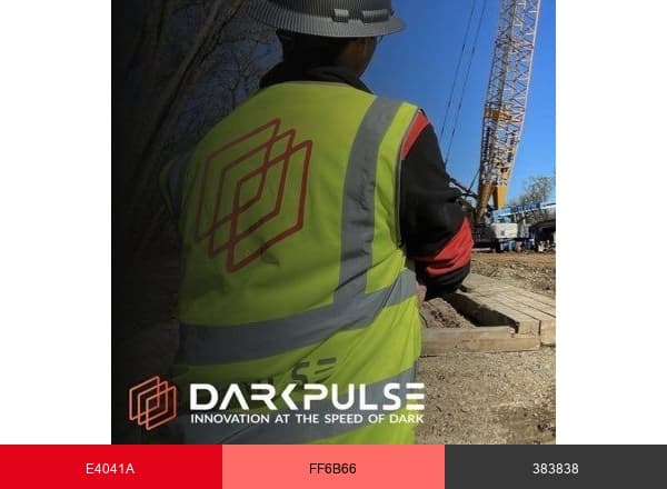 DarkPulse brand color palette