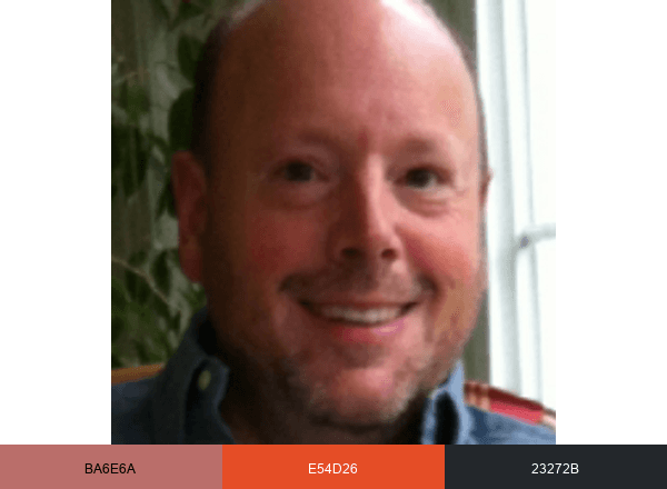 Robert Anderson brand color palette