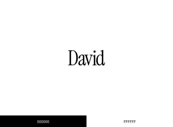 David Protein brand color palette