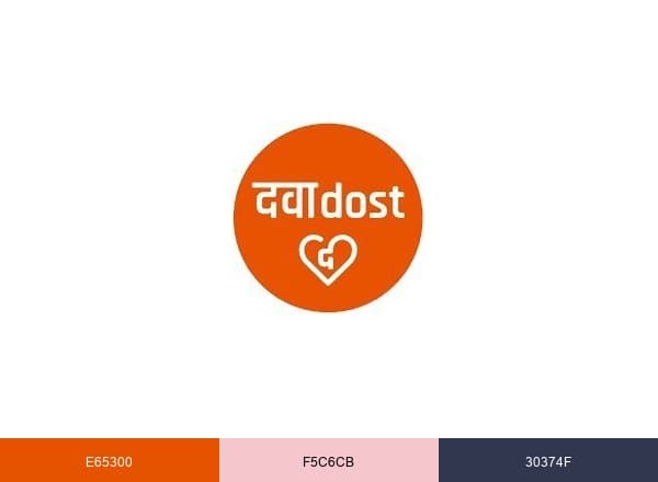 दवाDost brand color palette