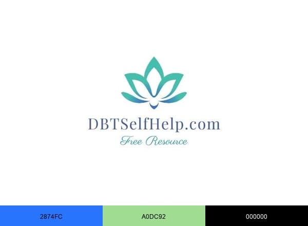 DBT Self Help brand color palette