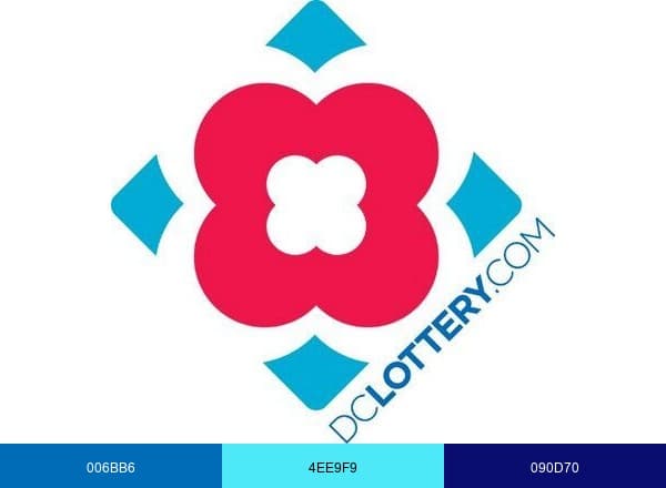 DC Lottery brand color palette