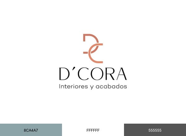 D'CORA brand color palette
