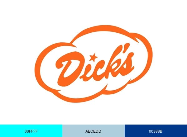 Dick's Drive-In brand color palette