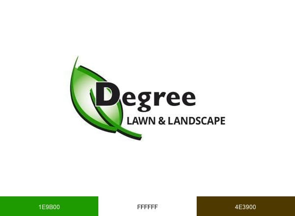 Degree Lawn & Landscape brand color palette