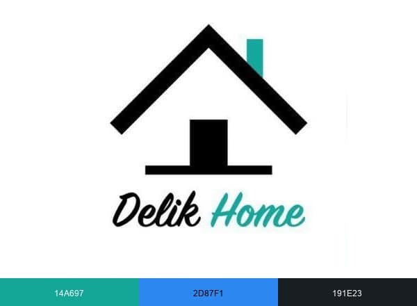 Delik Home brand color palette