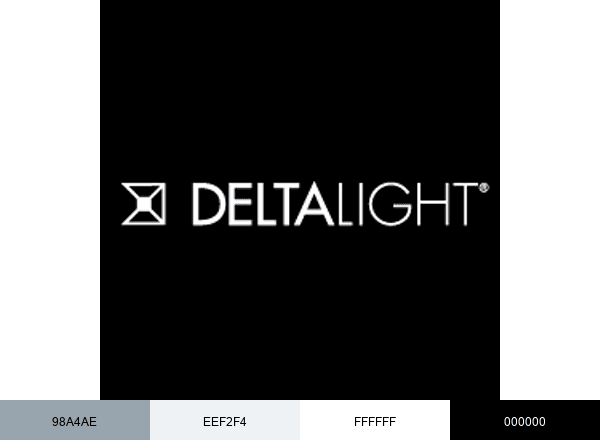 Deltalight brand color palette