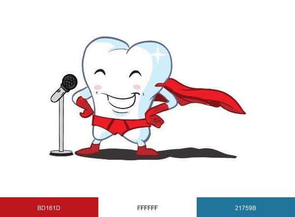The Dental Brief Podcast brand color palette