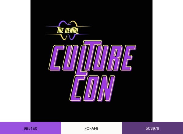 The Dental Culture Con brand color palette