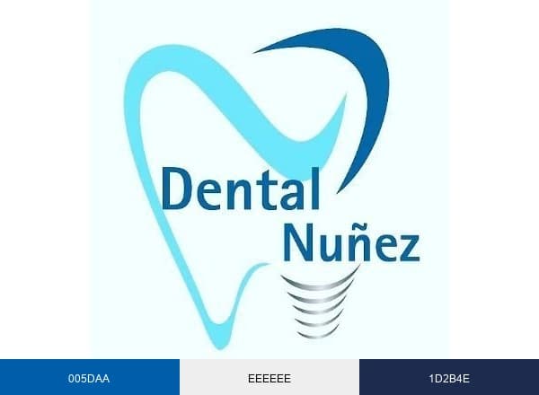 Clínica Dental Nuñez Barcelona brand color palette