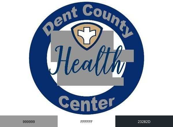 Dent County Health Center brand color palette