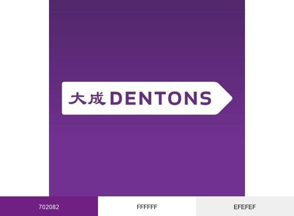 Dentons brand color palette