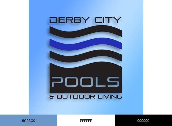 Derby City Pools brand color palette