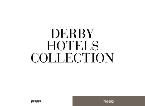 Derby Hotels Collection brand color palette