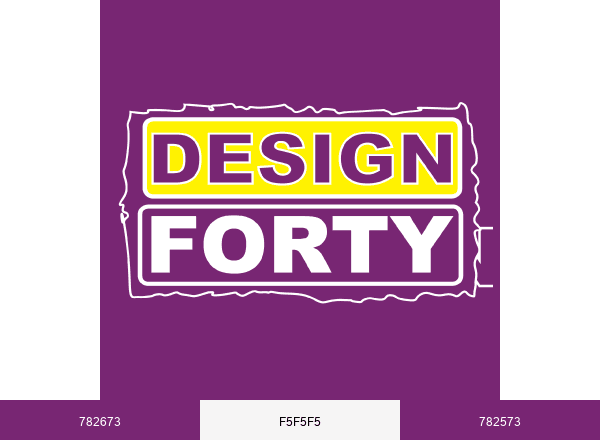 Design Forty LTD brand color palette