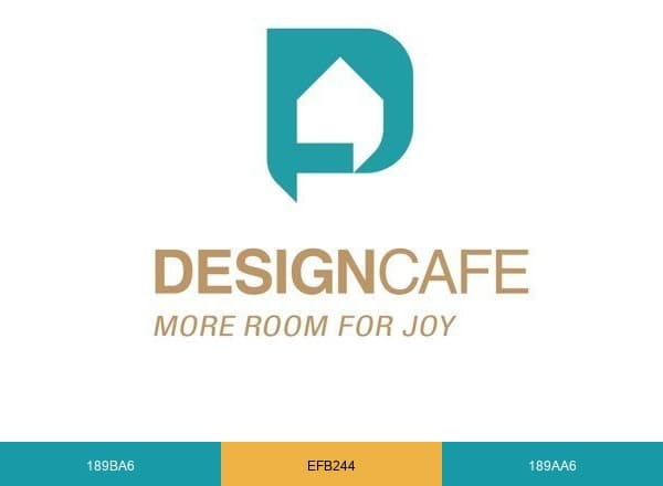 DesignCafe brand color palette