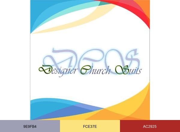 Designer Church Suit brand color palette