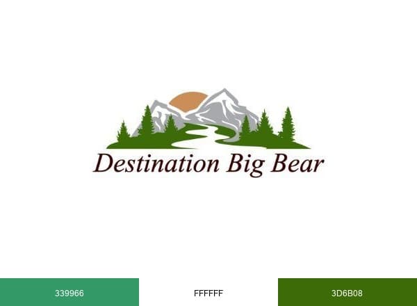 Destination Big Bear brand color palette