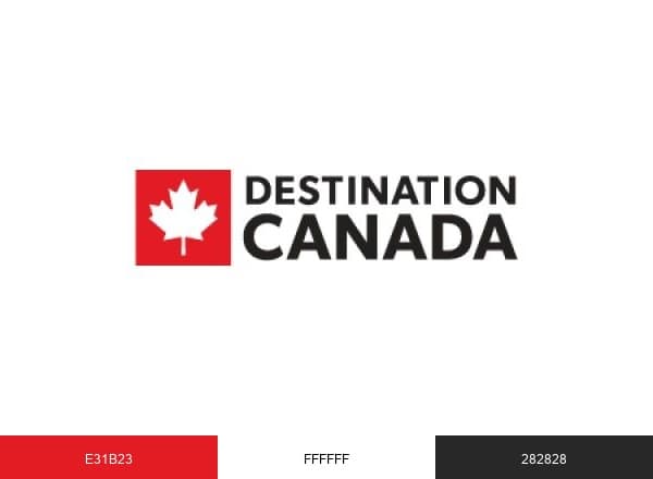 Destination Canada brand color palette