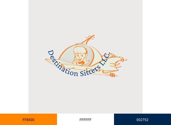 Destination Sitters Hotel Babysitting brand color palette