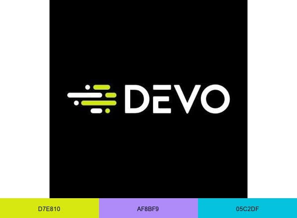 Devo brand color palette