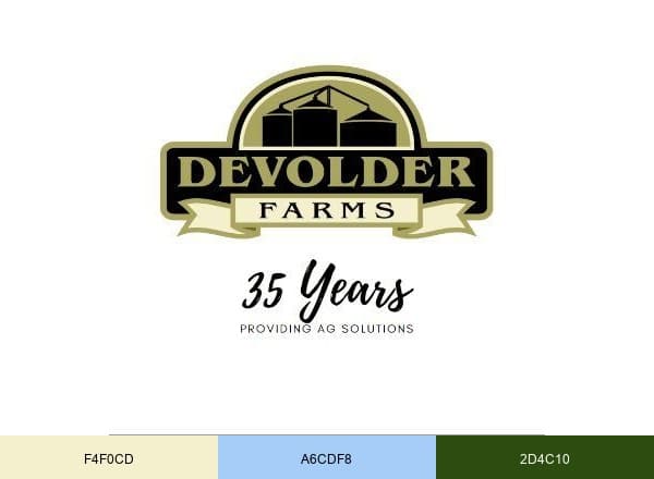 Devolder Farms brand color palette