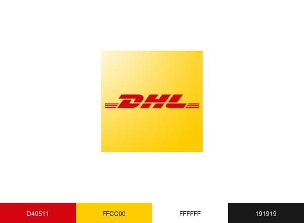 DHL brand color palette