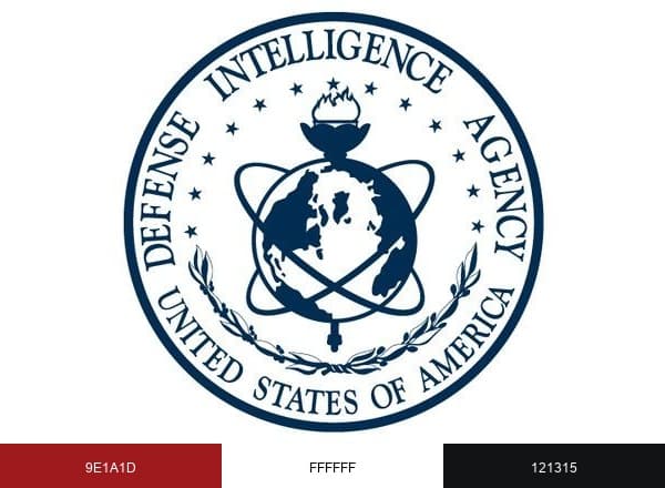 DIA - Defense Intelligence Agency brand color palette
