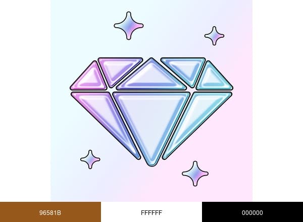 Diamond Art Club brand color palette