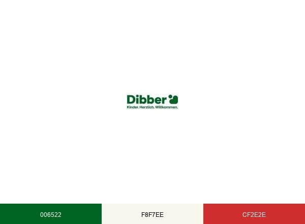 Dibber Deutschland KiTas brand color palette