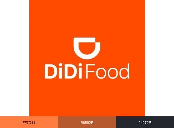 DiDiFood brand color palette