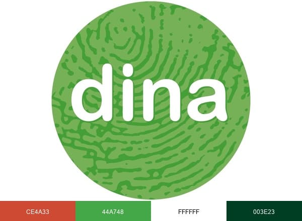 Dina Försäkringar brand color palette