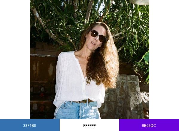 Meryem Sebti brand color palette