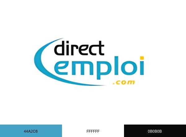 Direct Emploi brand color palette