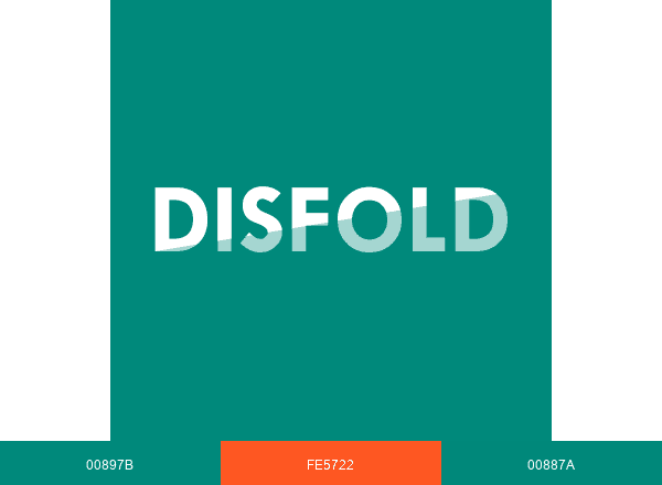 Disfold brand color palette
