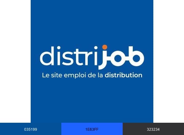 Distrijob brand color palette