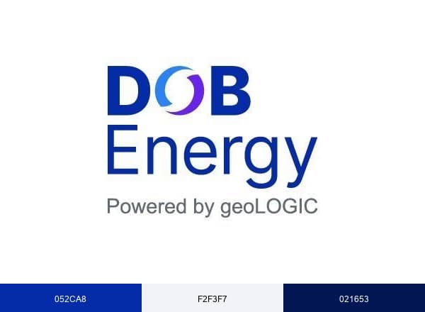 DOB Energy brand color palette