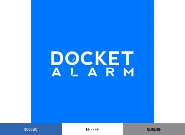 Docket Alarm brand color palette