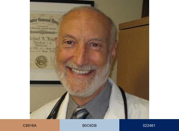 Michael Klaper brand color palette