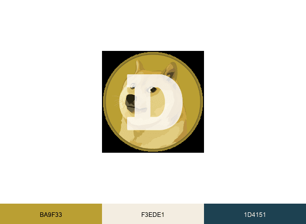 Dogecoin brand color palette