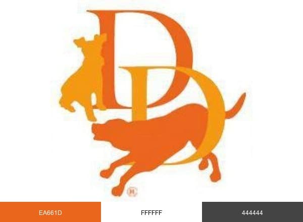 DoggyDating brand color palette