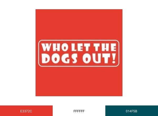 Who Let the Dogs Out! | San Francisco CA brand color palette
