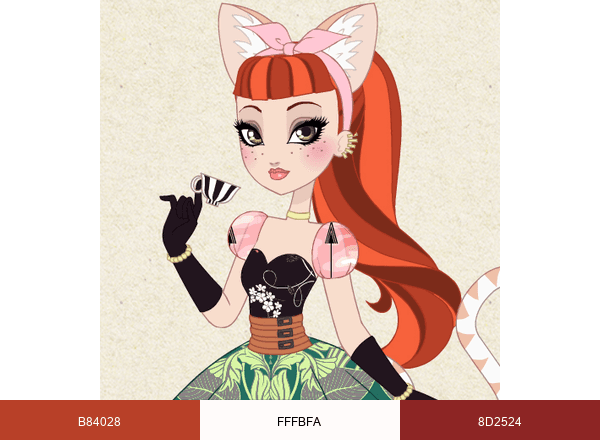 Doll Divine brand color palette