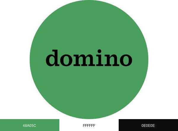Domino brand color palette