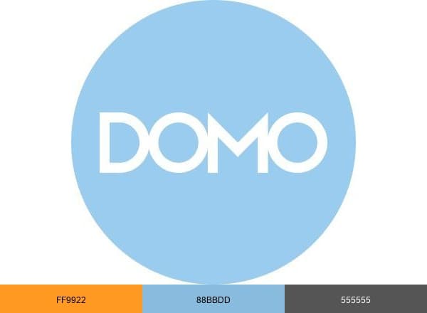 Domo brand color palette