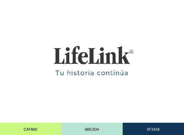 LifeLink de P. R. Oficial brand color palette