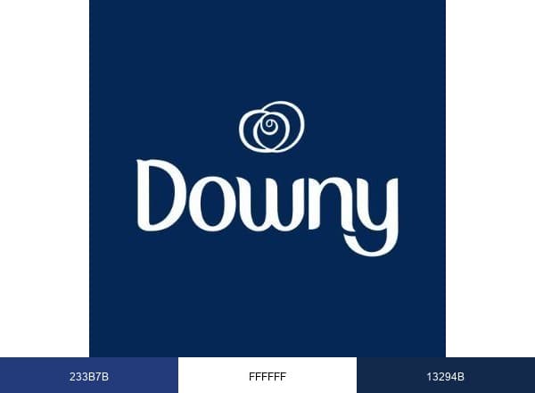 Downy brand color palette
