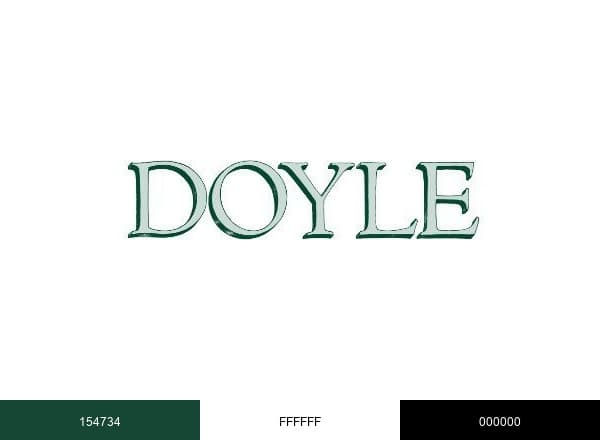 Doyle Auctioneers & Appraisers brand color palette