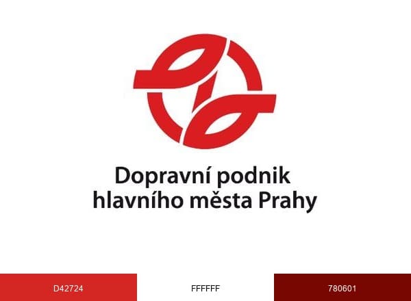 Dopravní podnik hl. m. Prahy brand color palette